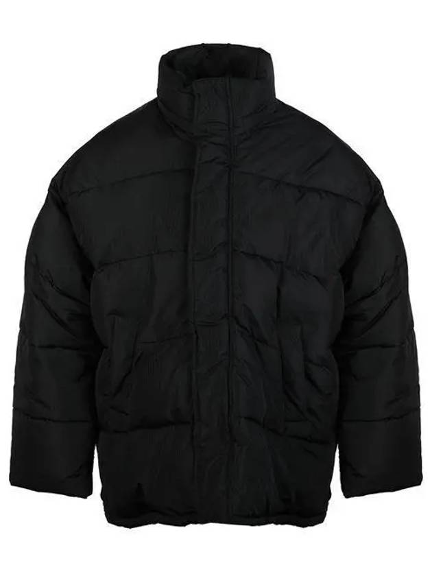Luxury Balenciaga  Logo Puffer Padding Black