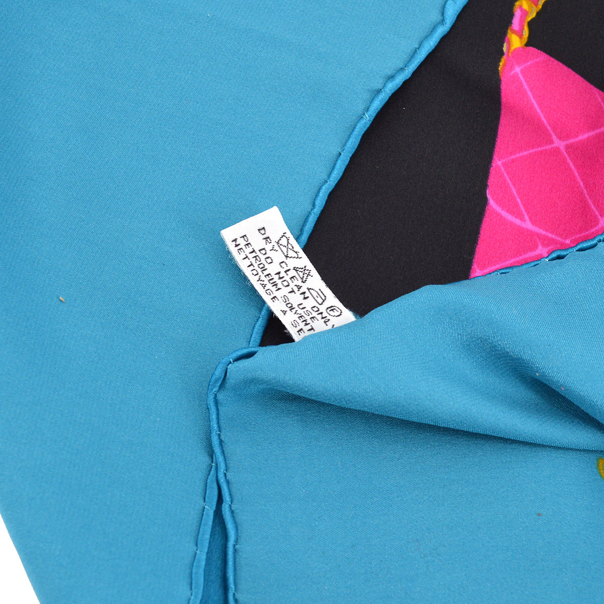 Chanel Scarf Blue Small Good