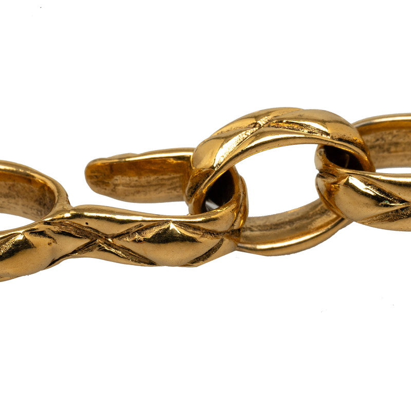 Chanel Vintage Mattress Chain Belt Gold Mackie  Chanel Luxury