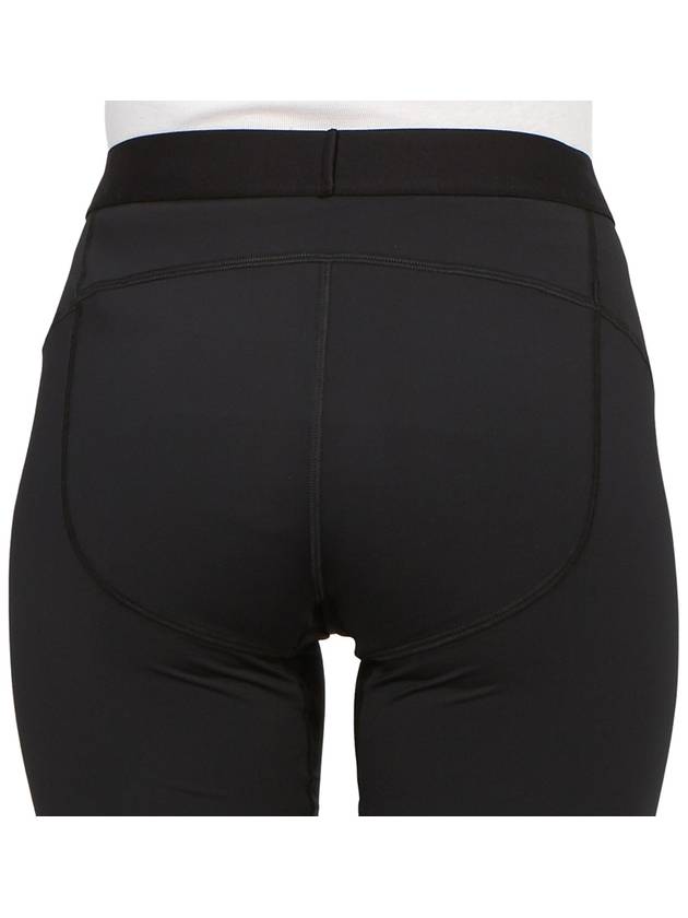 Luxury Balenciaga  Athletic Leggings Pans Black