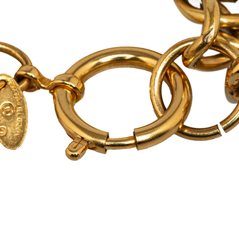 Chanel Combon Medal Chain Bracelet G   Chanel