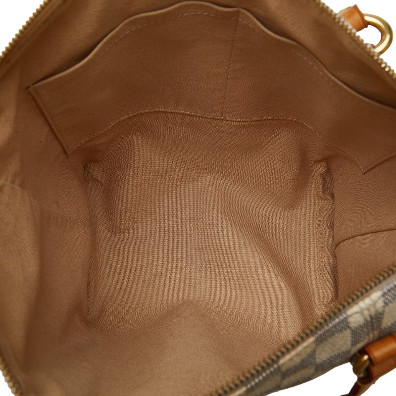 LOUIS VUITTON Totally PM in Damier Azur N41280 Tote Bag White