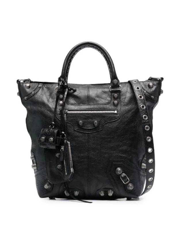 Luxury Balenciaga  Le Cagole Medium Tote Bag Black