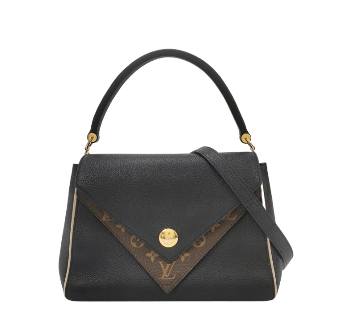 Preloved Louis Vuitton (LV) double V bag 2017year black 037850100119