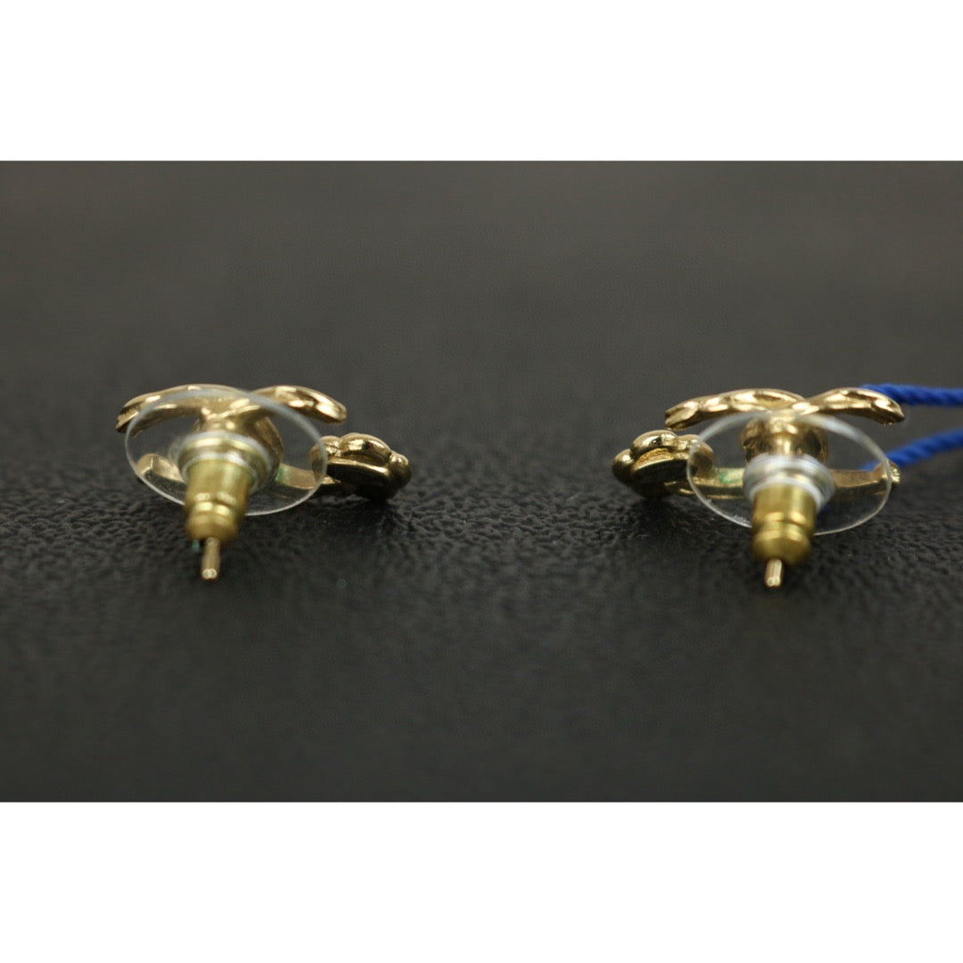 Very Good ( Rank A) ｜CHANEL COCO Mark Camellia Earrings ｜F25012306
