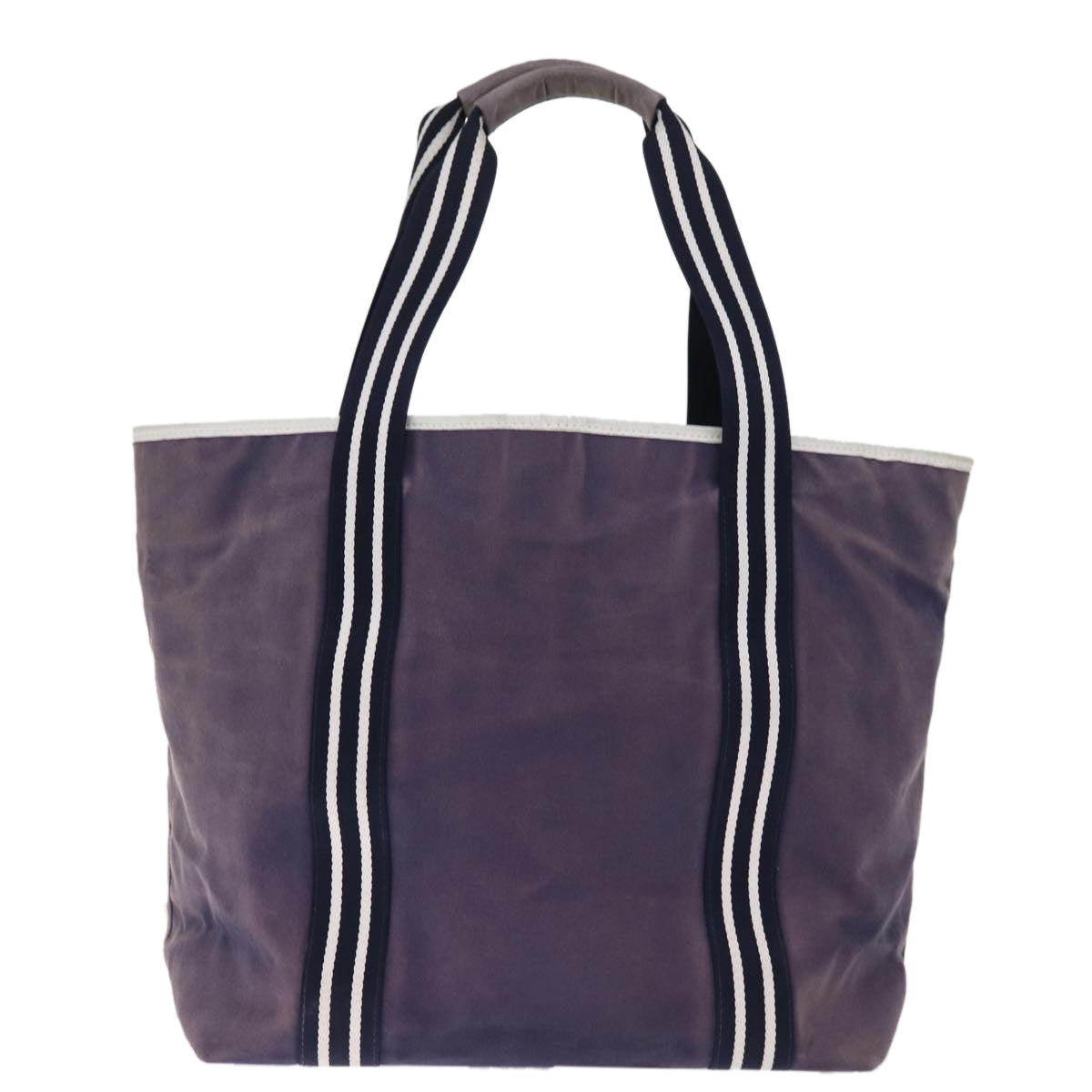 CHANEL Sports Line Tote Bag Canvas Purple CC Auth 76725