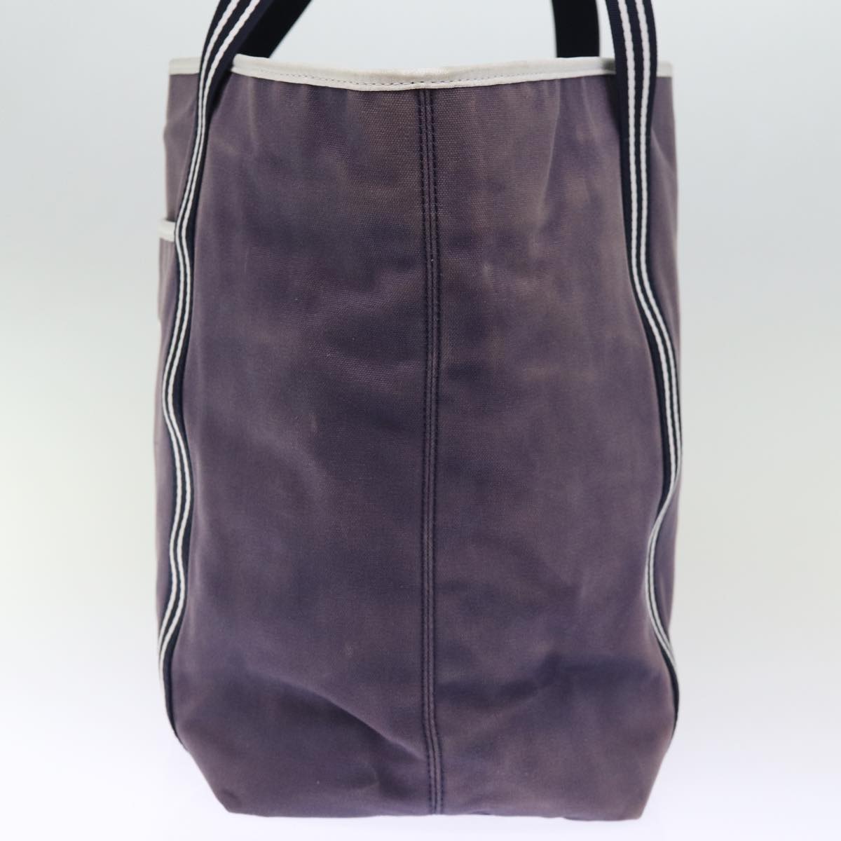 CHANEL Sports Line Tote Bag Canvas Purple CC Auth 76725