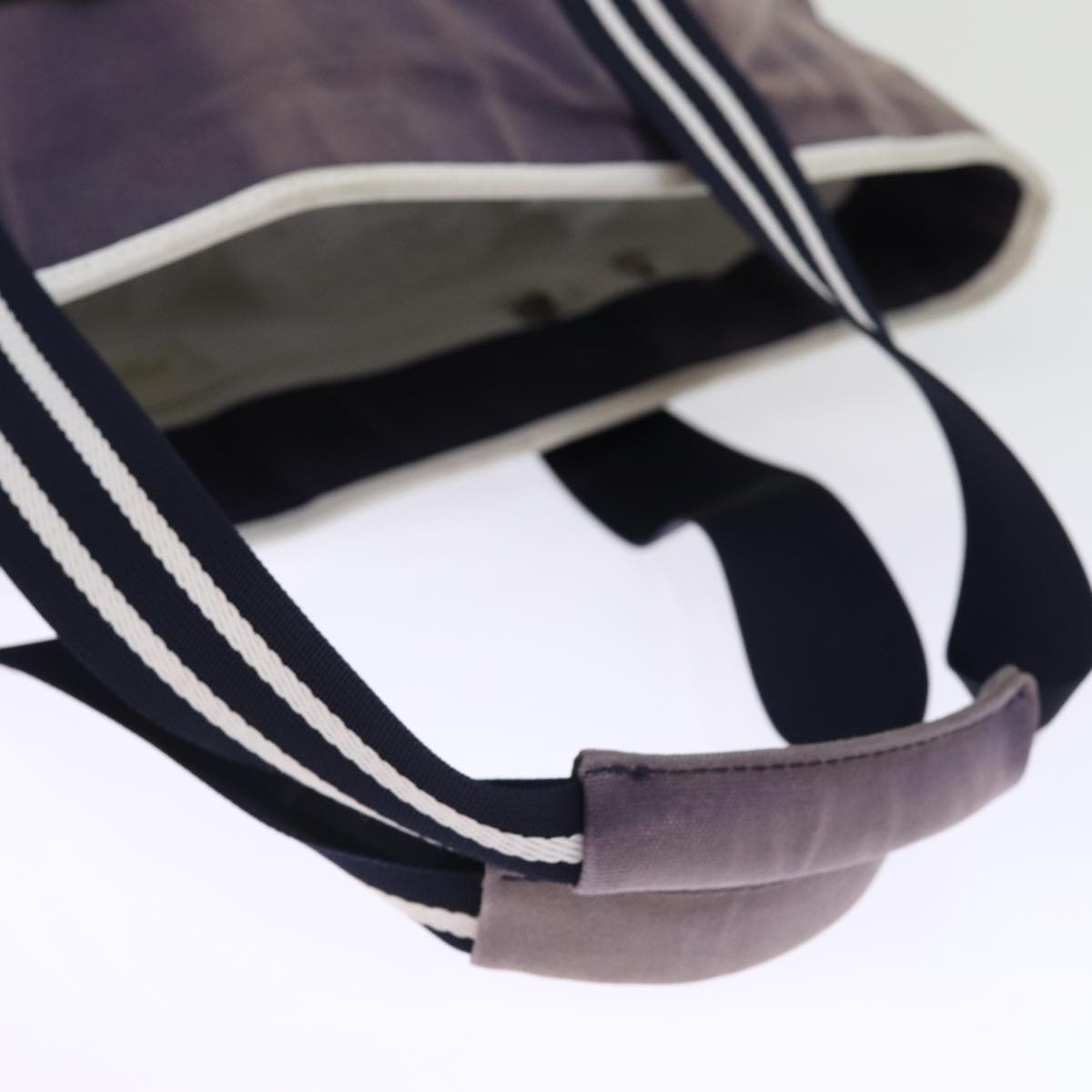 CHANEL Sports Line Tote Bag Canvas Purple CC Auth 76725