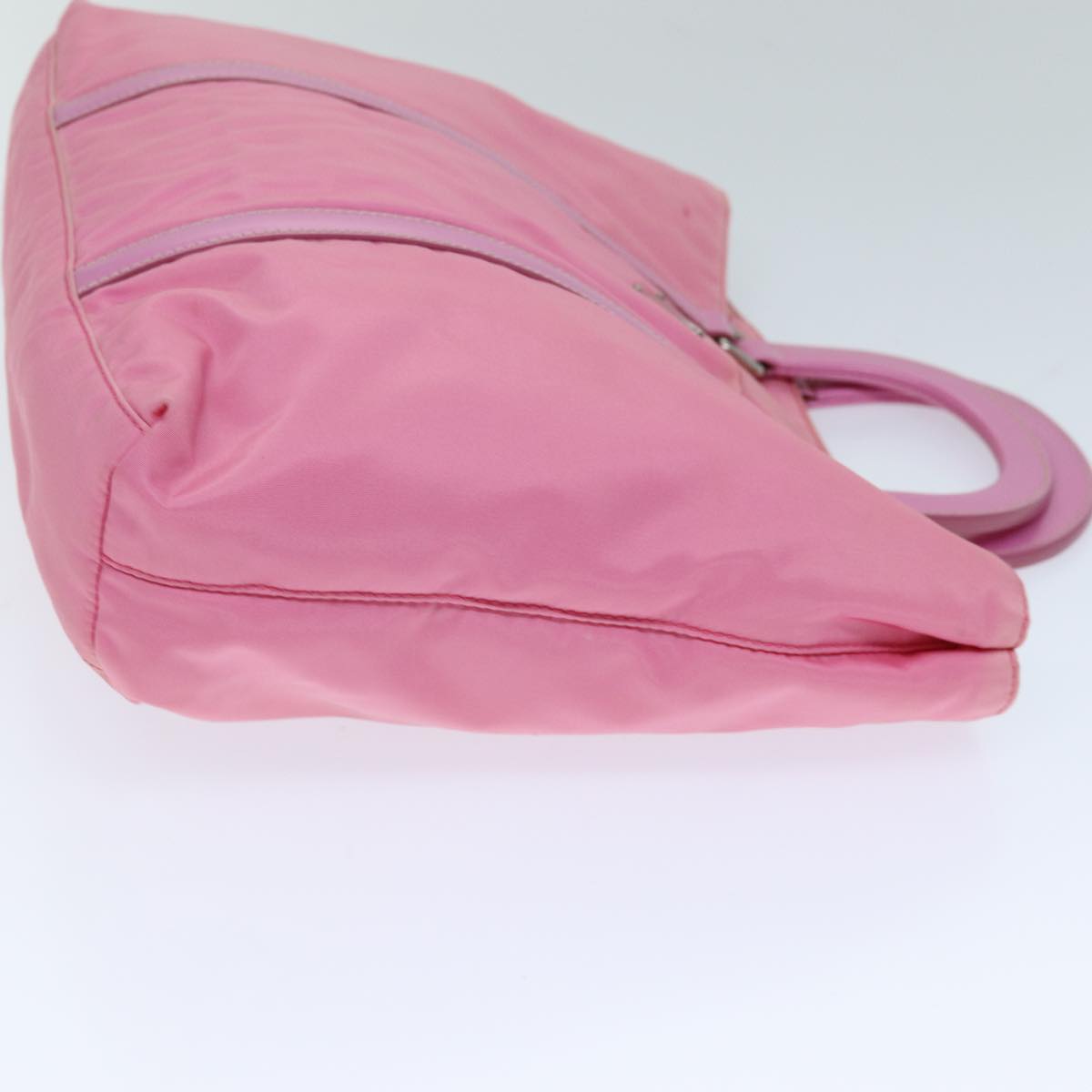 PRADA Hand Bag Nylon 2way Pink Auth 76801