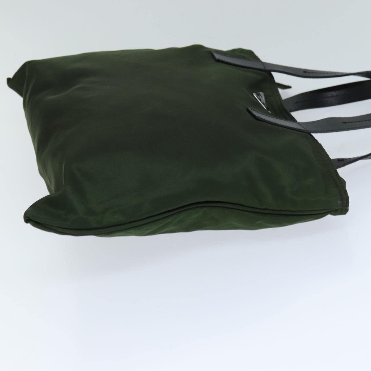 PRADA Tote Bag Nylon Khaki Auth 76804