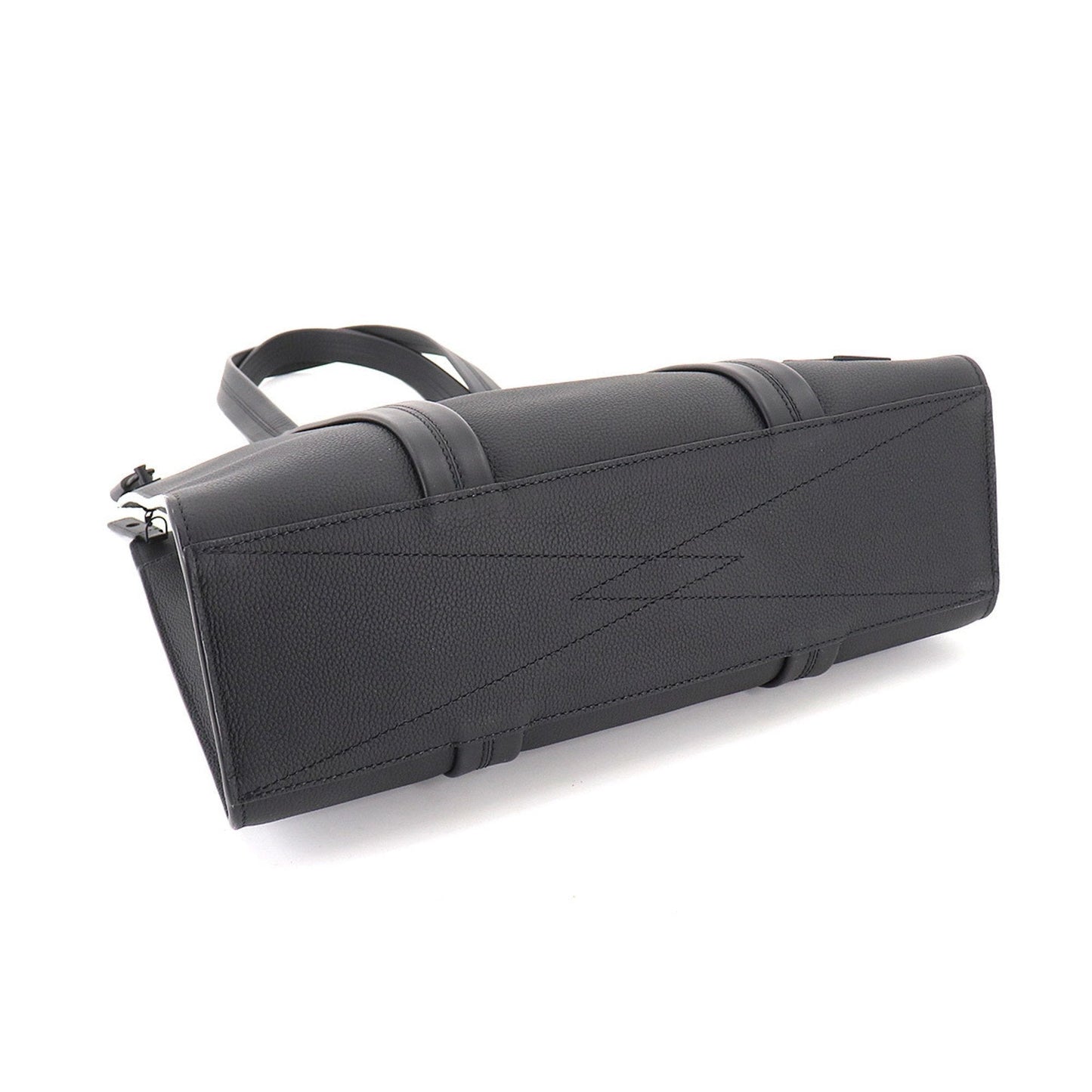 Louis Vuitton Black Leather  tote bag