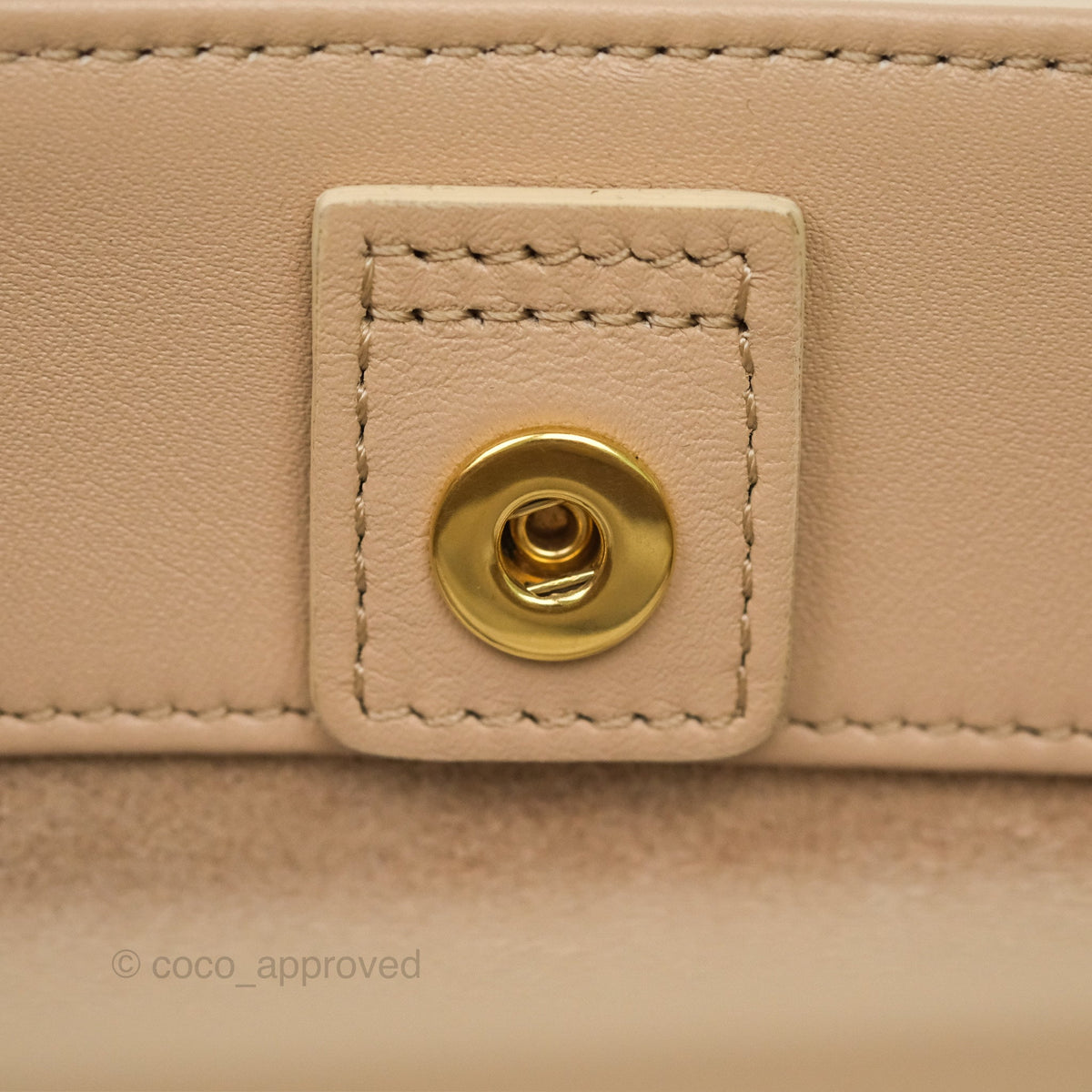 Celine Small Bucket Cuir Triomphe Calfskin Nude