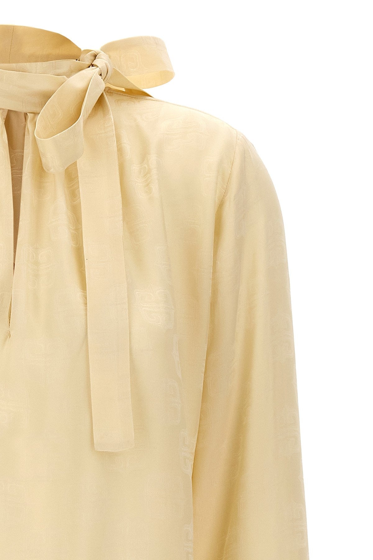 Givenchy Women Logo Lavalliere Shirt