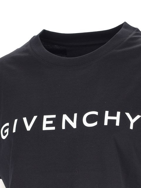 Givenchy Women Logo Cropped T-Shirt