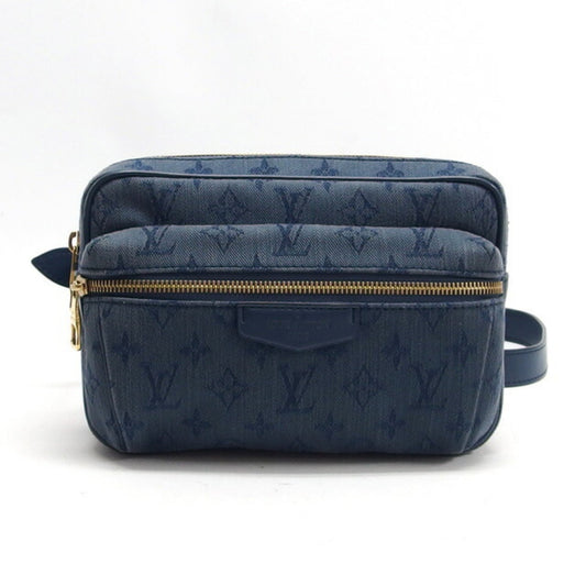 Louis Vuitton Monogram blue  blue Leather Shoulder Bag