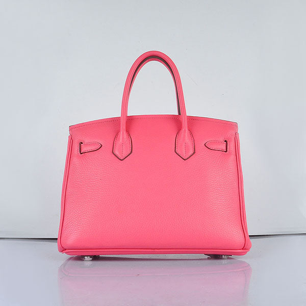 Hermes Birkin 30cm Togo leather Handbags Lip Pink Sliver