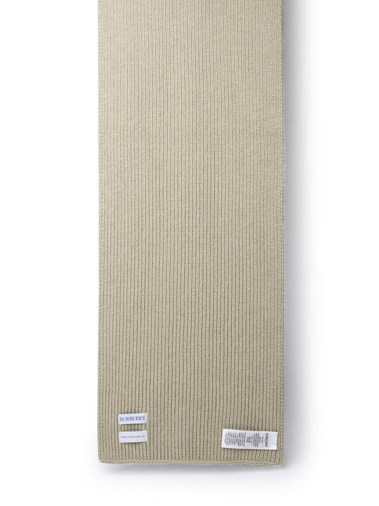 Burberry Green Cashmere Scarf Woman