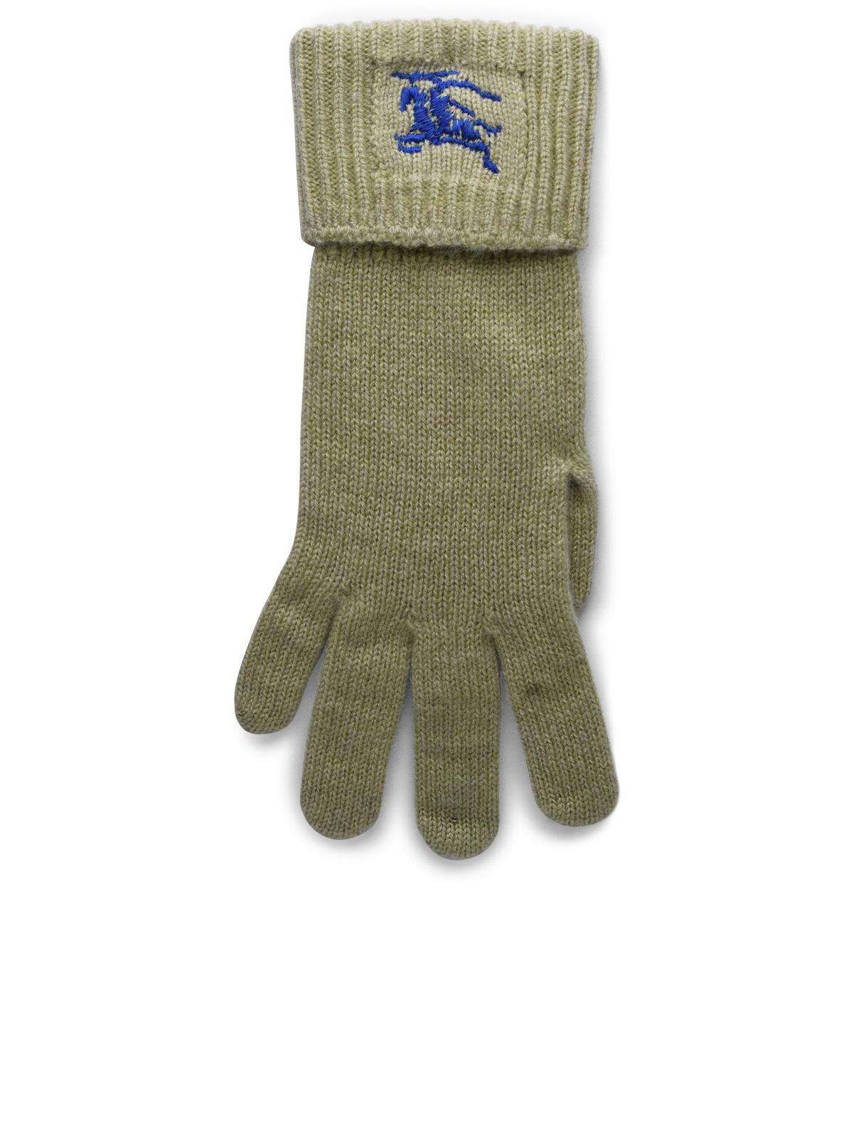 Burberry Beige Cashmere Blend Gloves Woman