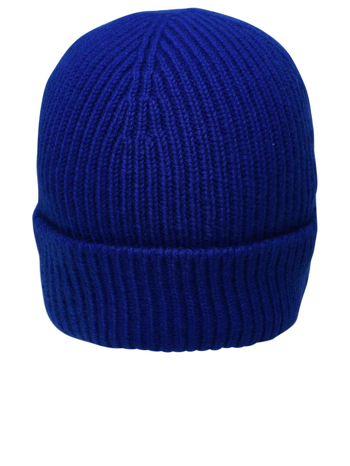 Burberry Blue Cashmere Beanie Woman