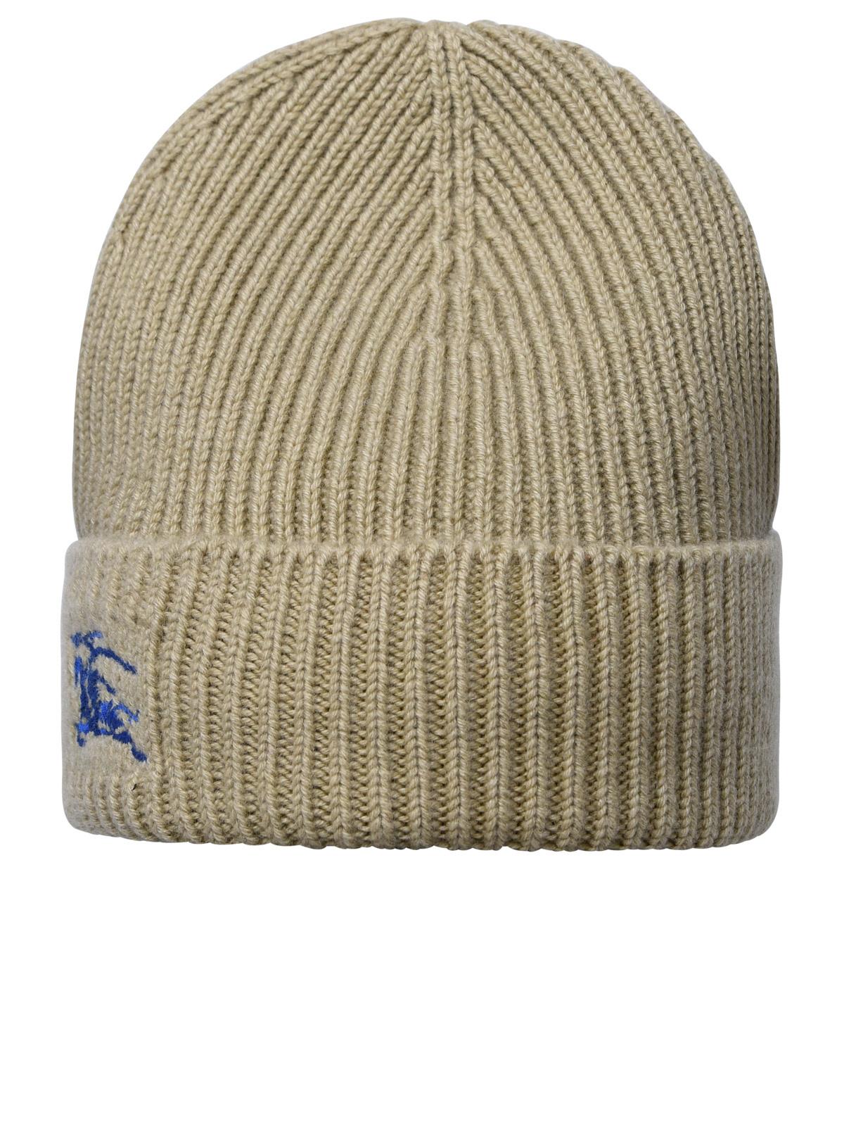 Burberry Beige Cashmere Beanie Woman