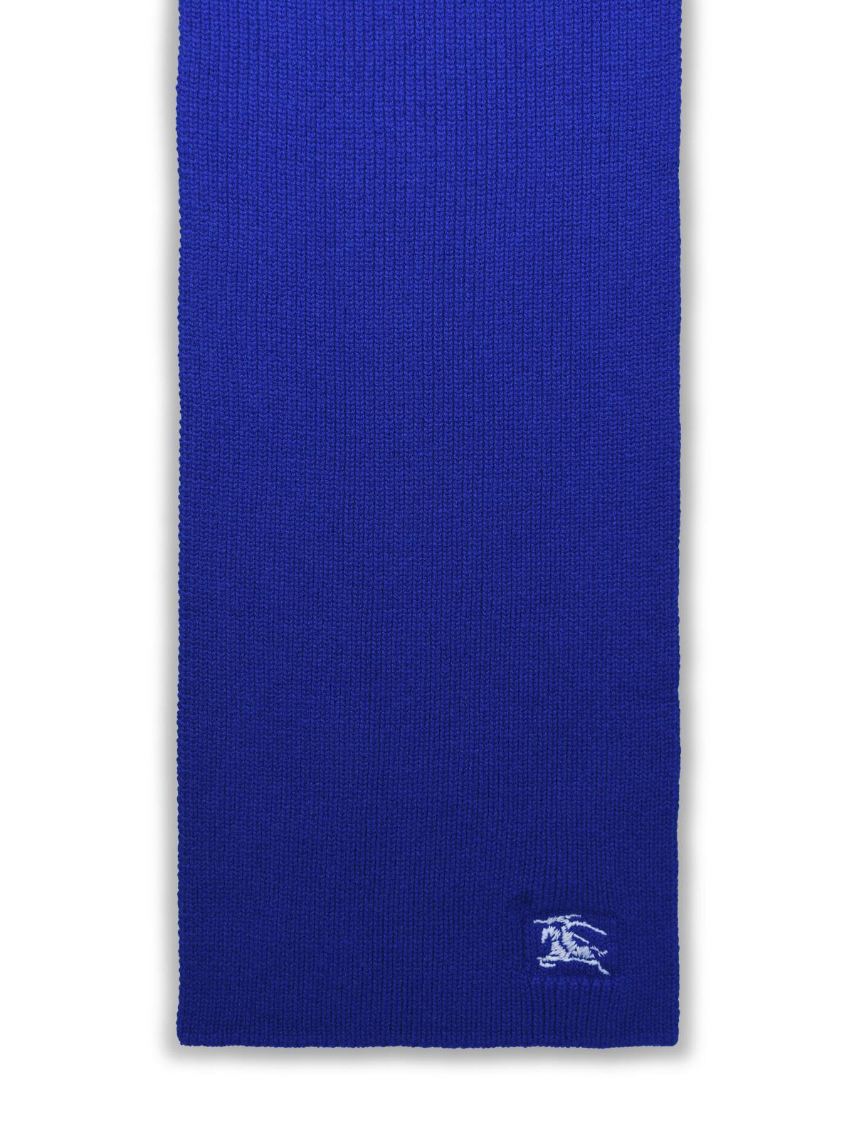 Burberry Blue Cashmere Scarf Woman