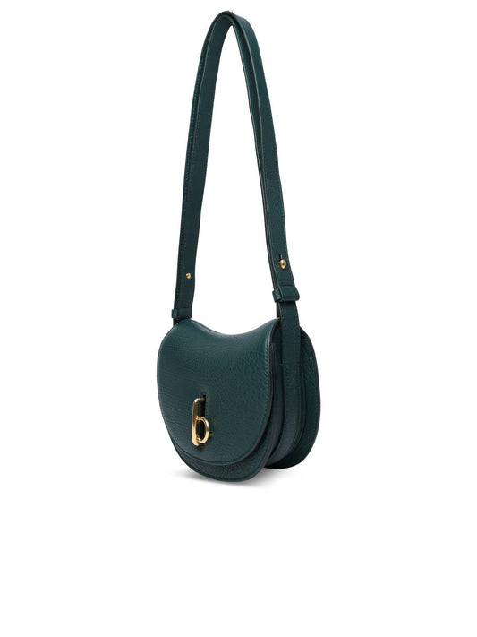 Burberry 'Rocking Horse' Mini Bag In Green Leather Woman