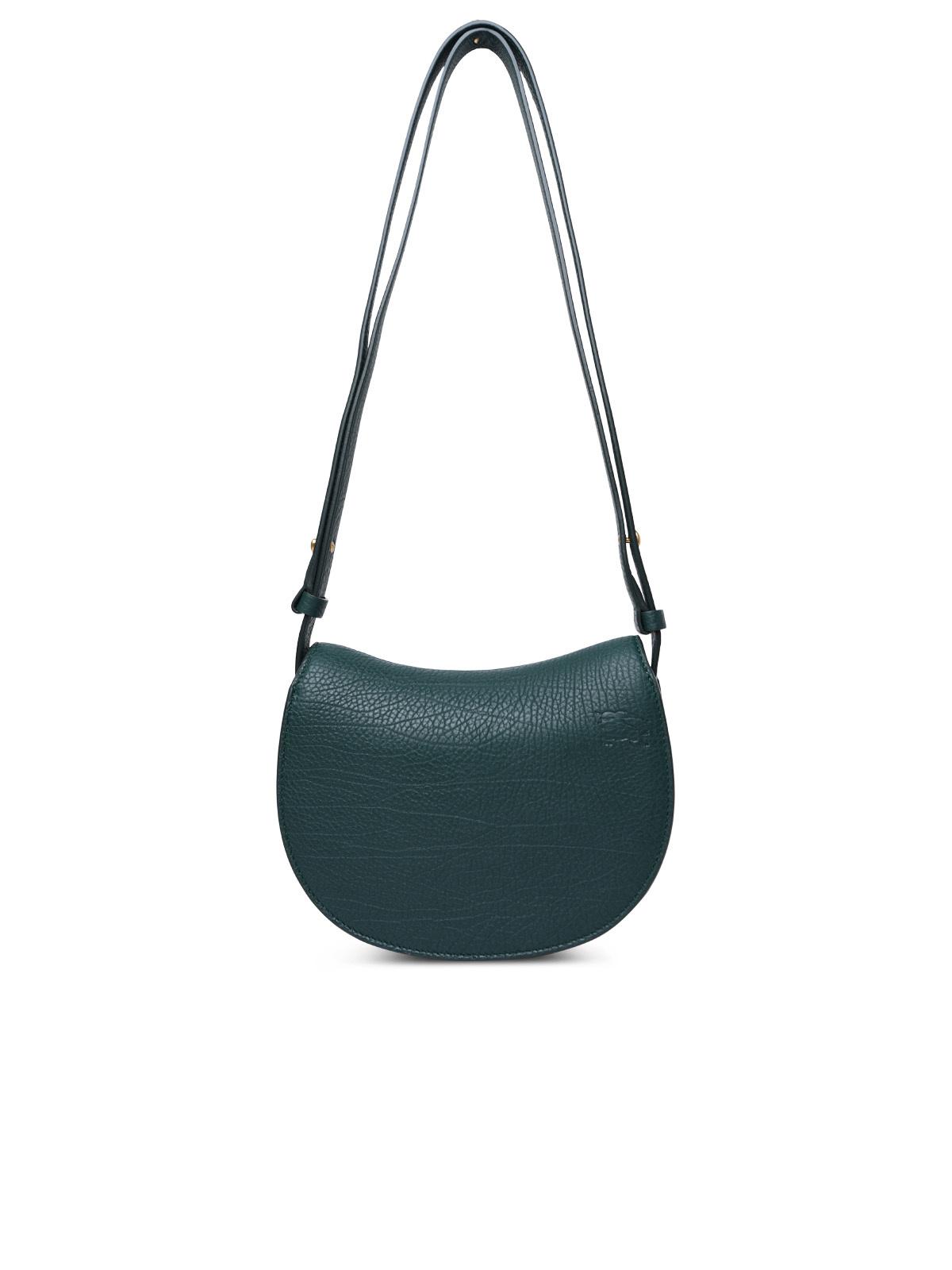 Burberry 'Rocking Horse' Mini Bag In Green Leather Woman