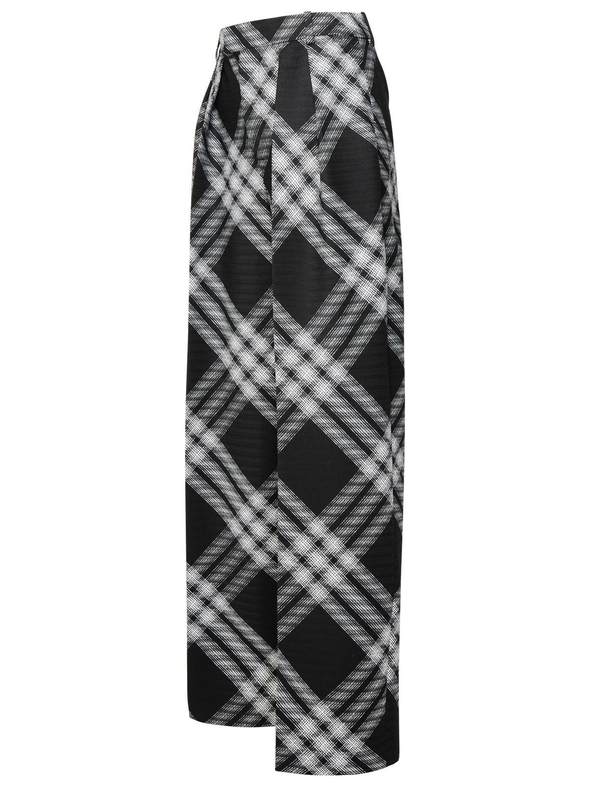 Burberry Black Wool Pants Woman