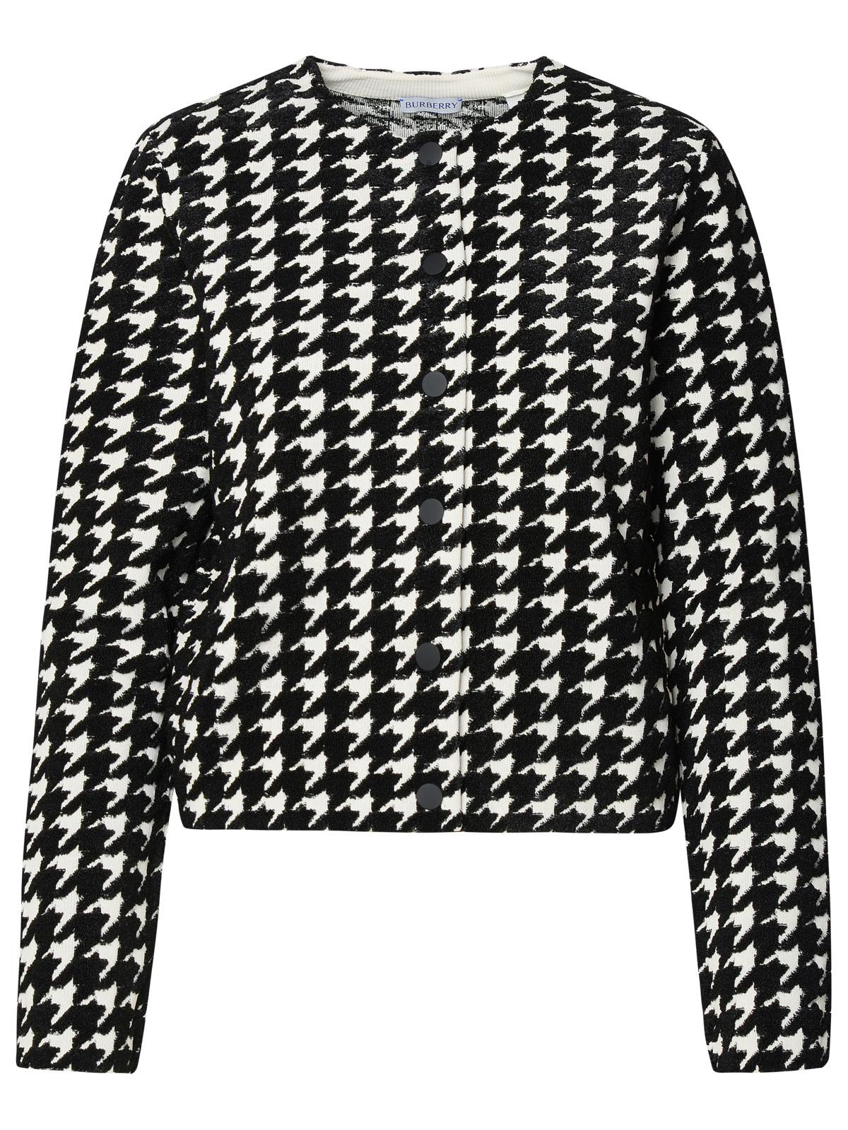 Burberry Black Viscose Blend Cardigan Woman