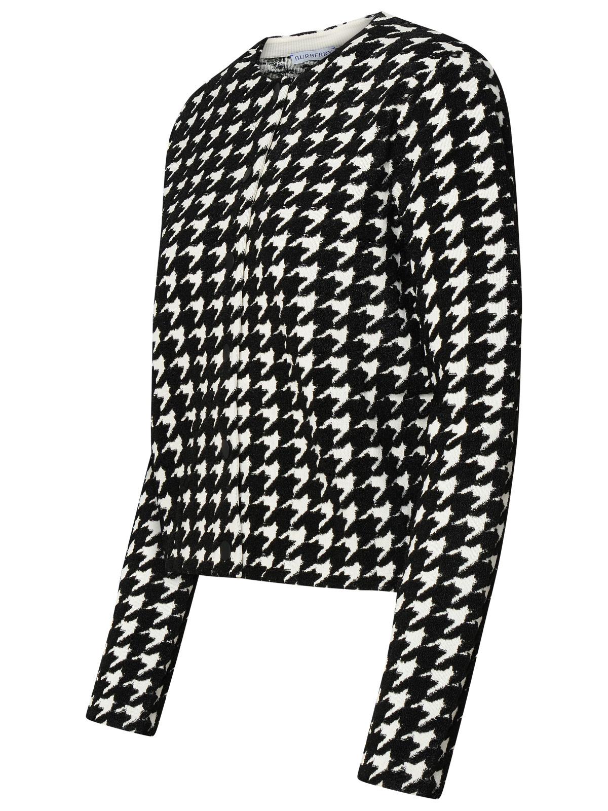 Burberry Black Viscose Blend Cardigan Woman