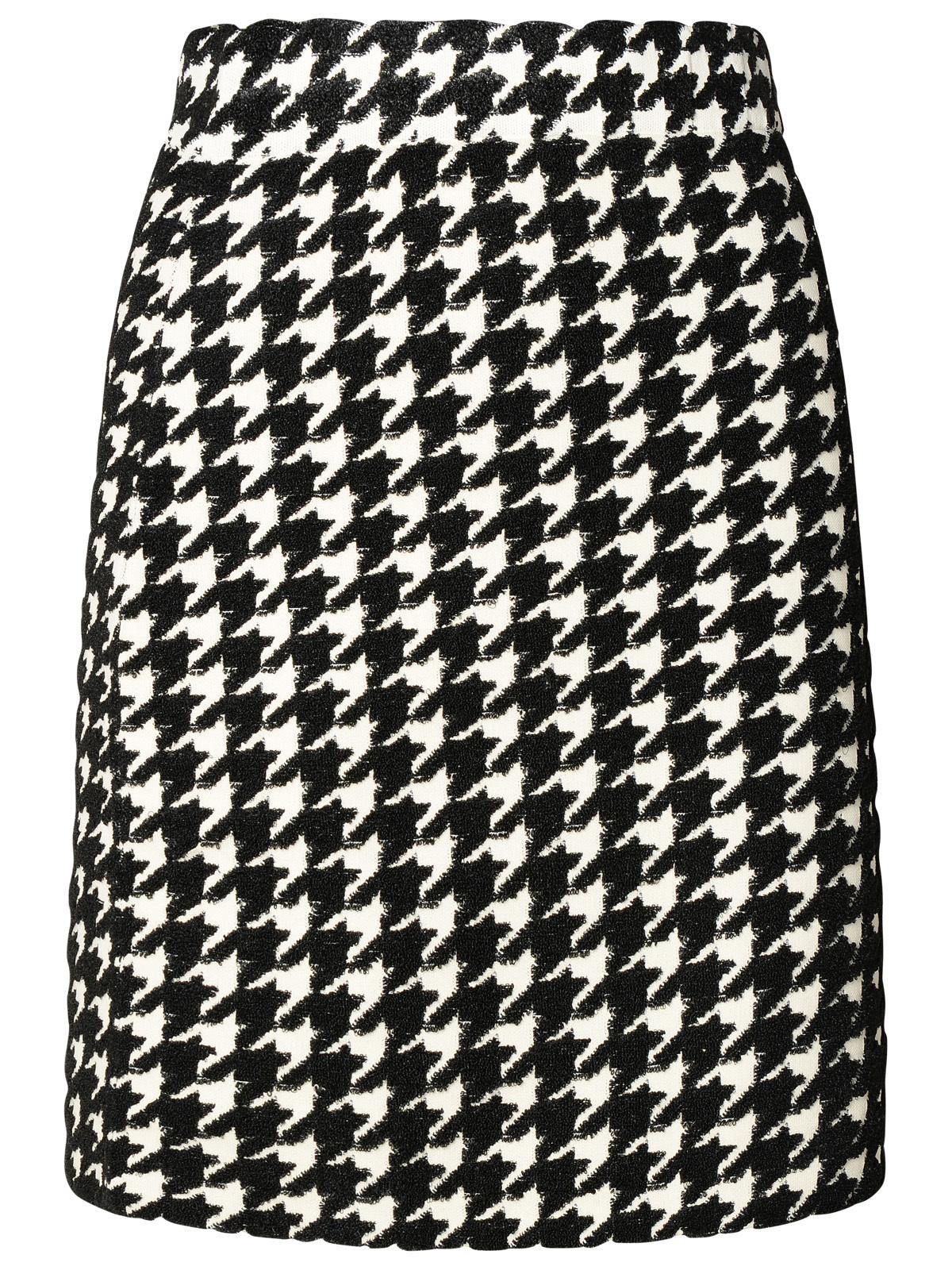 Burberry Black Viscose Blend Skirt Woman