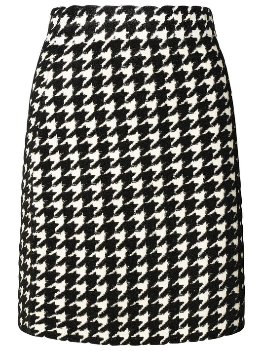 Burberry Black Viscose Blend Skirt Woman