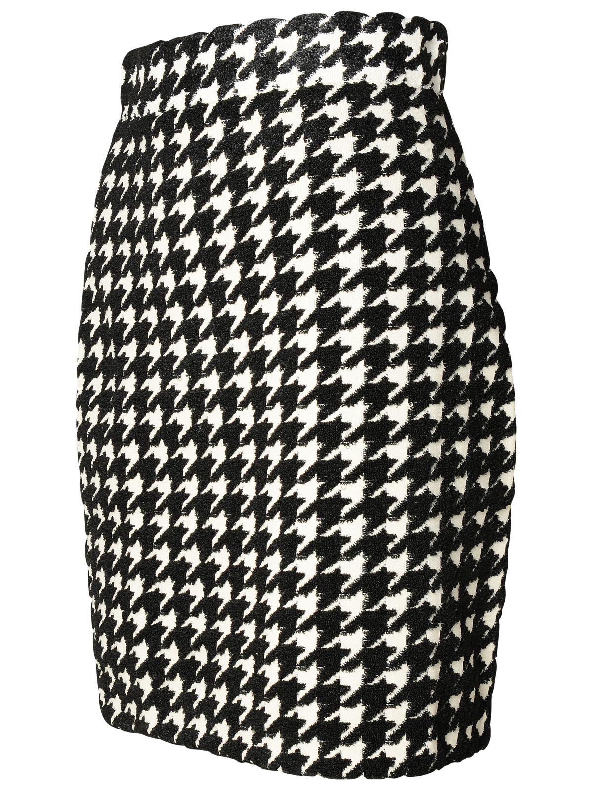 Burberry Black Viscose Blend Skirt Woman