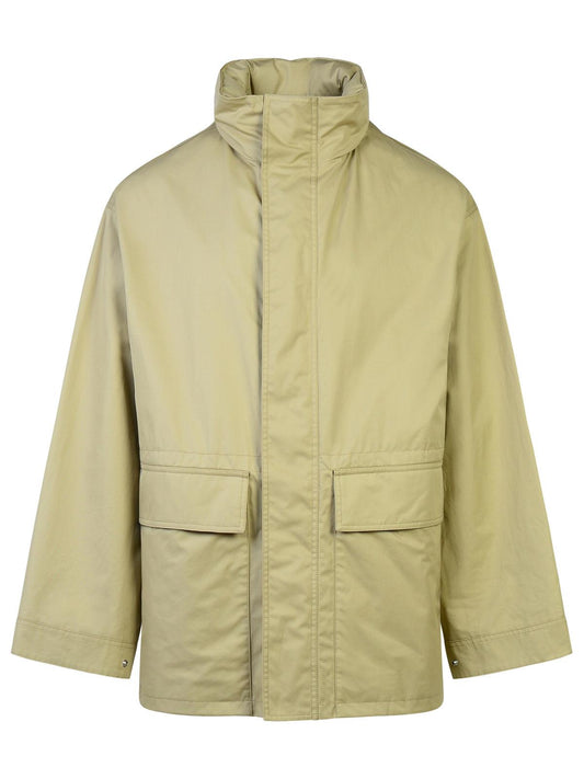 Burberry Beige Cotton Parka Man