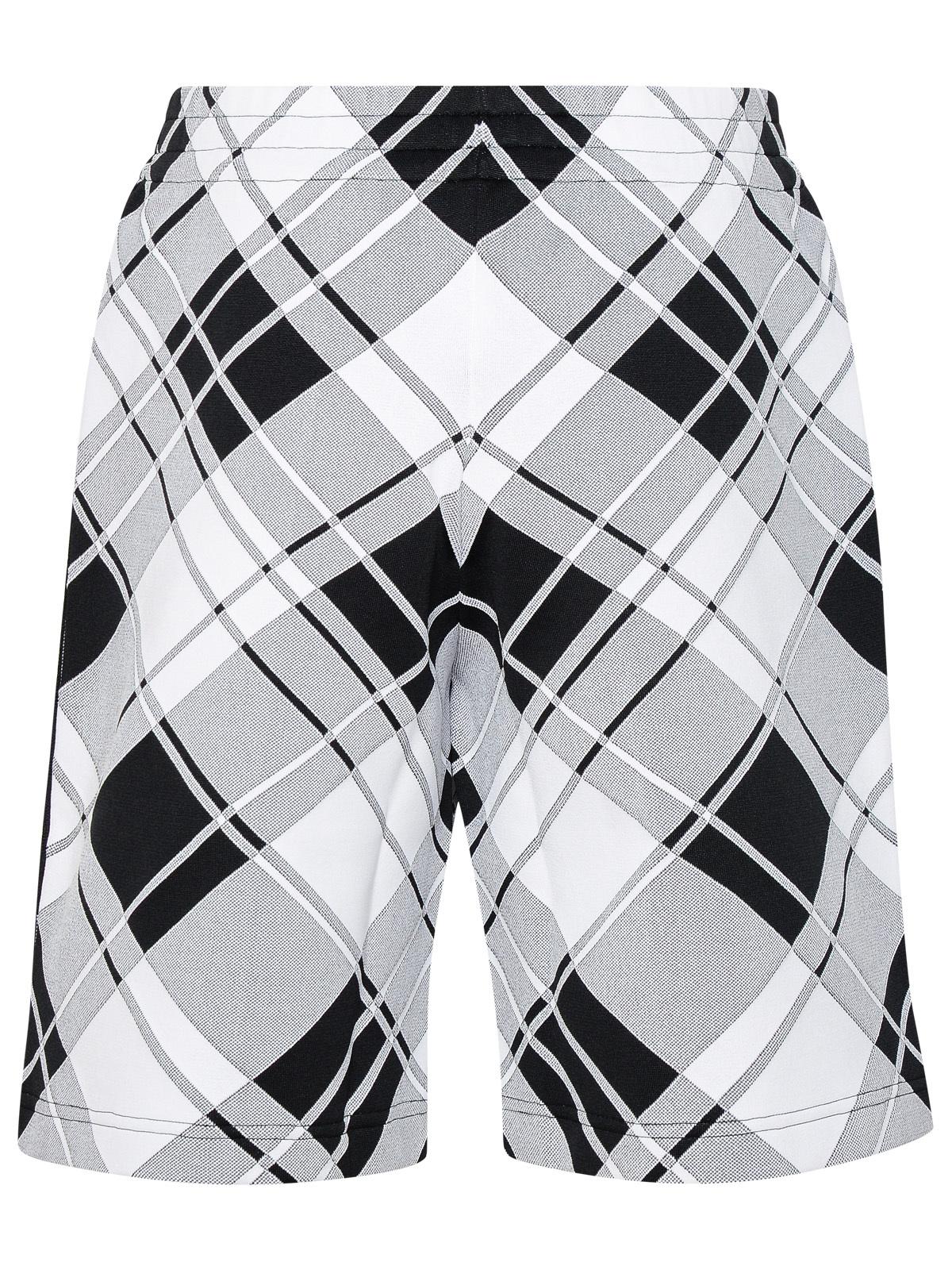 Burberry Bermuda Shorts In Black Viscose Blend Man