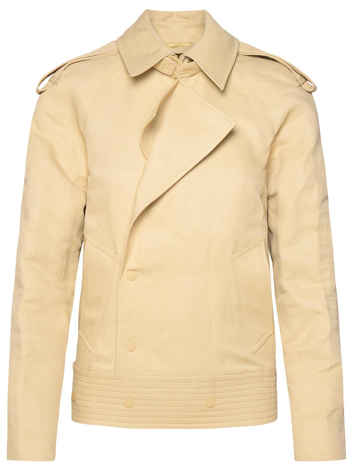 Burberry Beige Paper-Fibre Blend Jacket Woman