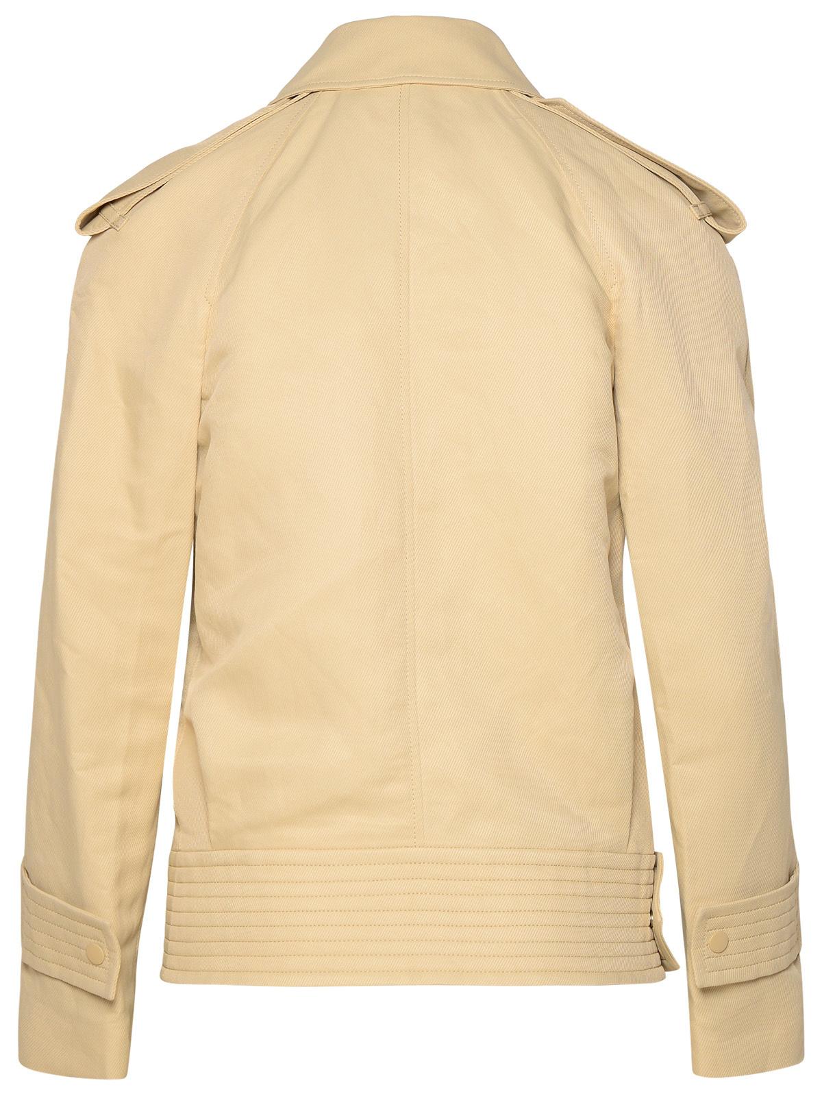 Burberry Beige Paper-Fibre Blend Jacket Woman