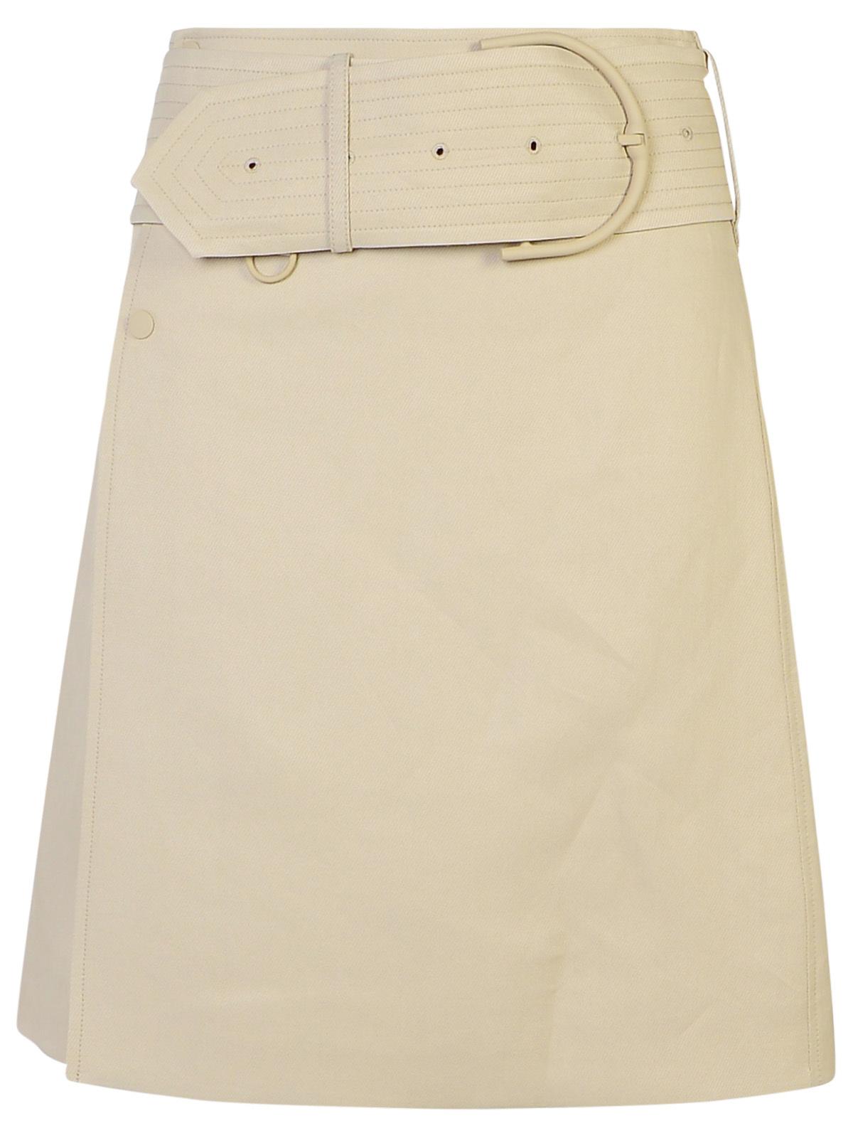 Burberry 'Burberry' 'Midi' Beige Miniskirt Woman