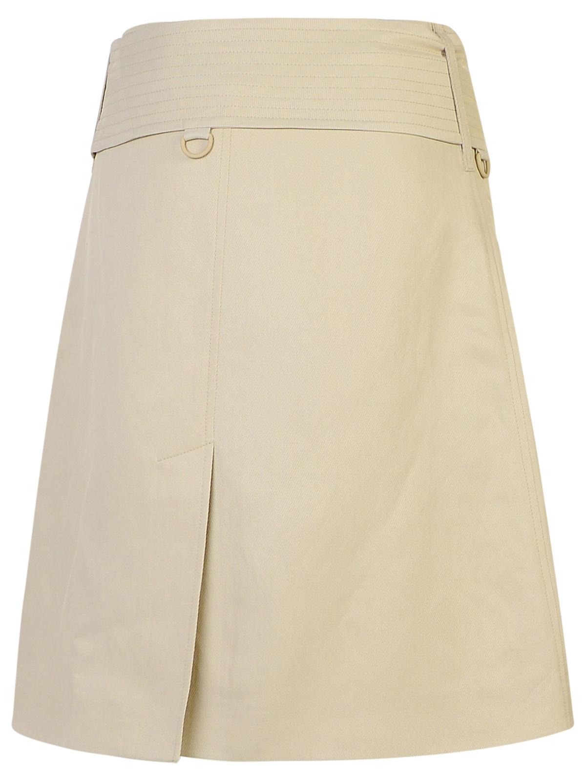 Burberry 'Burberry' 'Midi' Beige Miniskirt Woman