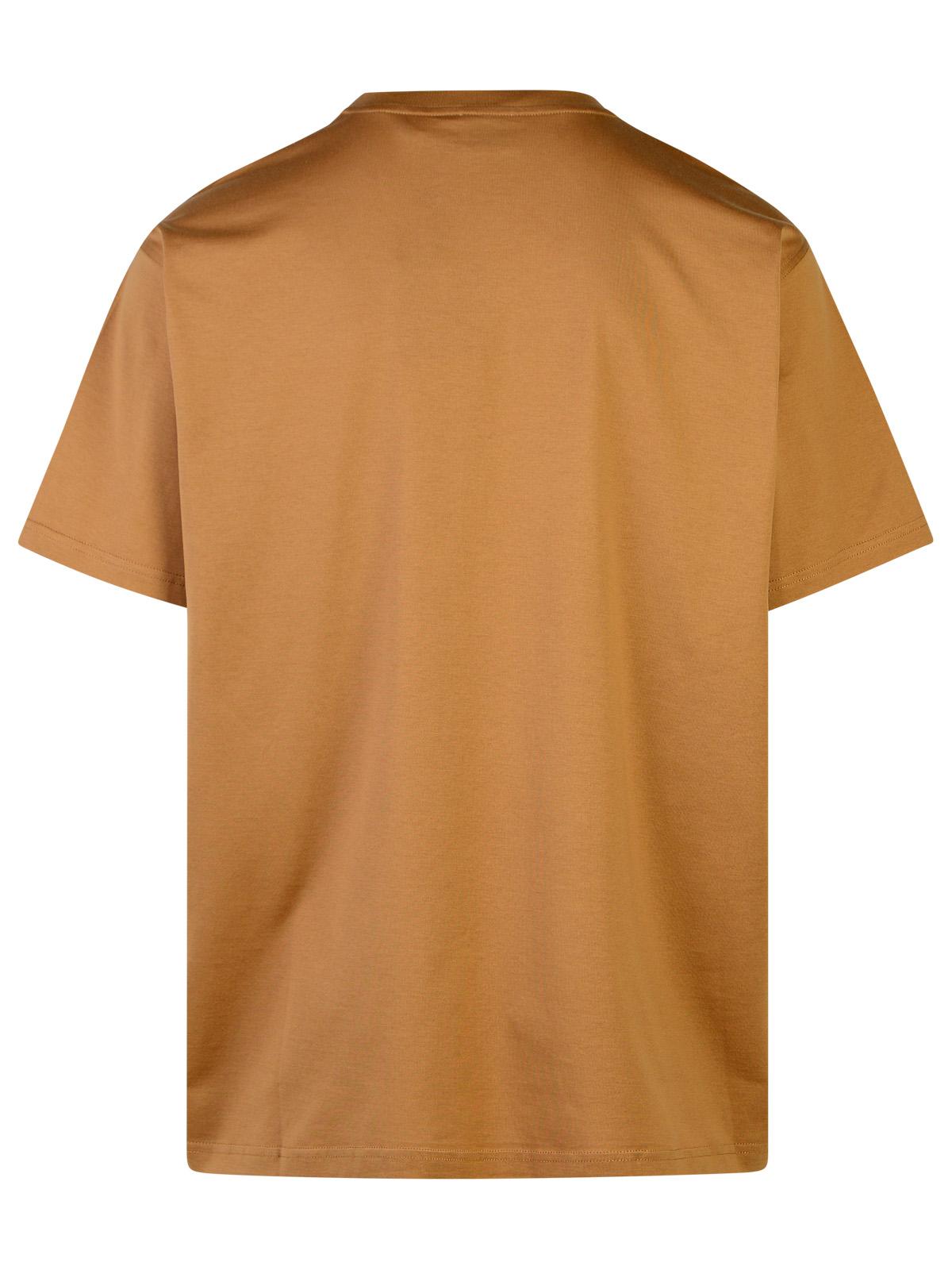 Burberry 'Harriston' Beige Cotton T-Shirt Man