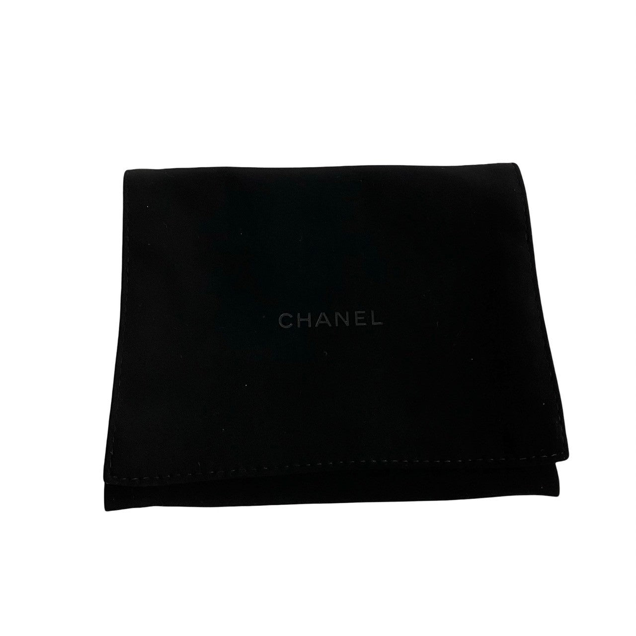 CHANEL Tri-fold wallet leather beige Caviar skin