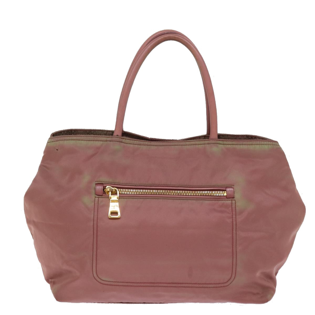 PRADA Tote Bag Nylon 2way Pink Auth 77211