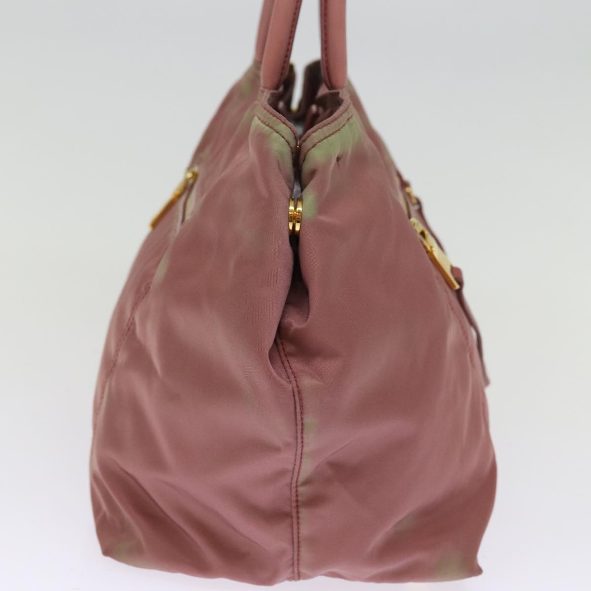 PRADA Tote Bag Nylon 2way Pink Auth 77211