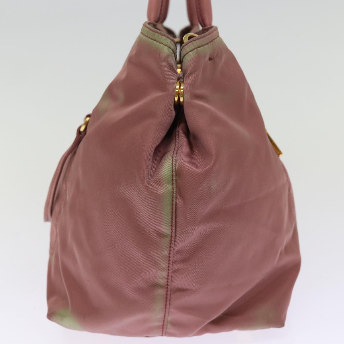 PRADA Tote Bag Nylon 2way Pink Auth 77211