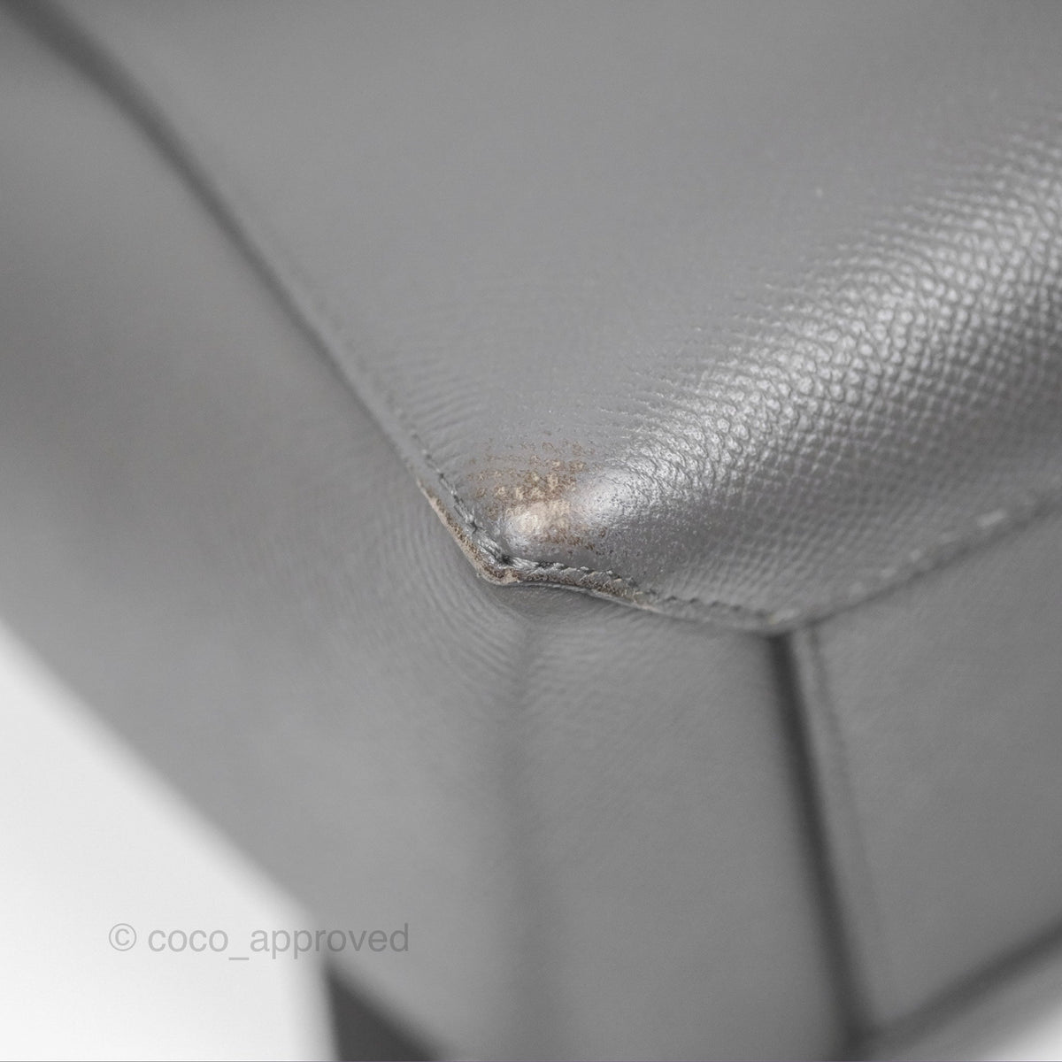 Celine Micro Belt Bag Grey Grained Calfskin Gold Hardware