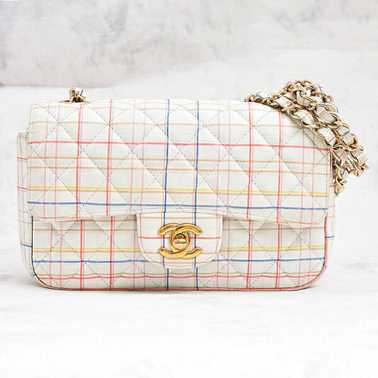 Chanel Leather Matelasse Chain Shoulder Bag