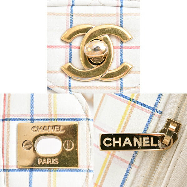 Chanel Leather Matelasse Chain Shoulder Bag