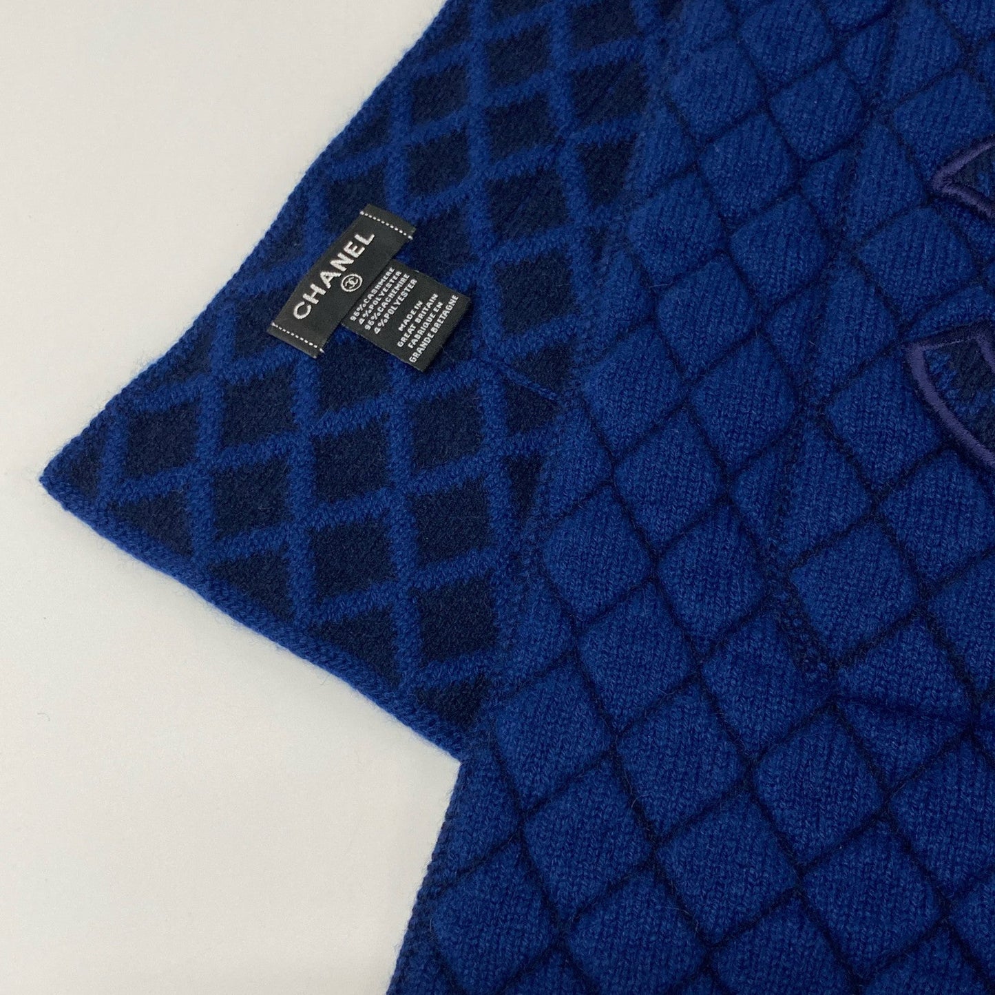 Chanel Coco Mark Cashmere Scarf