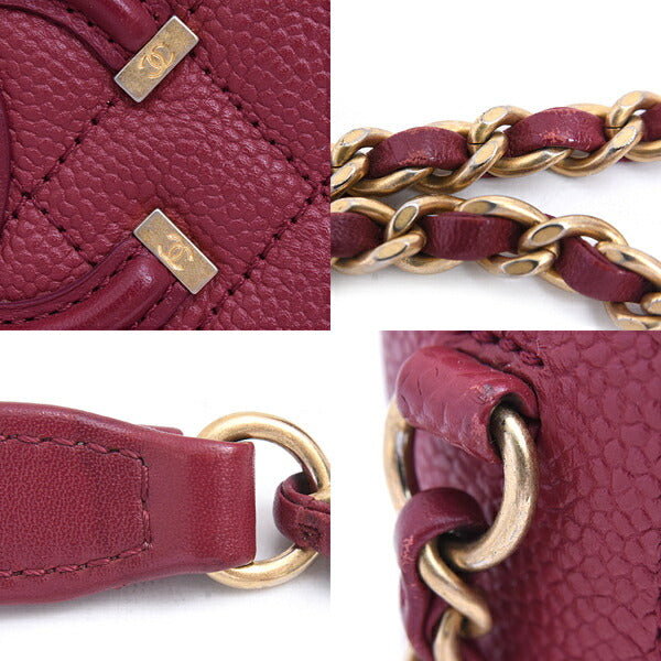 Chanel CC Filigree Caviar Shoulder Bag