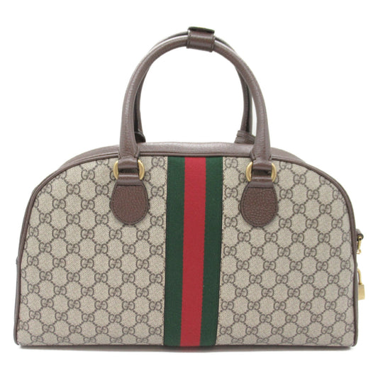 Gucci 2W Boston Bag GG Canvas  Beige / Brown 723309